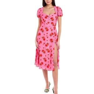 Alexia Admor pink red floral dress